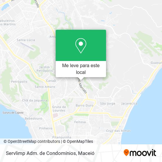 Servlimp Adm. de Condomínios mapa