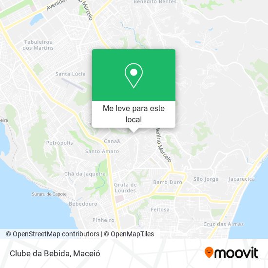 Clube da Bebida mapa