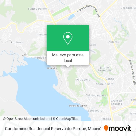 Condominio Residencial Reserva do Parque mapa