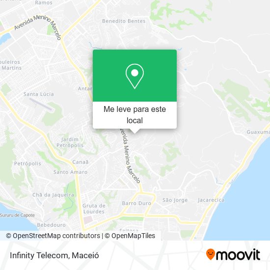 Infinity Telecom mapa