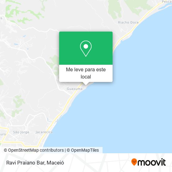 Ravi Praiano Bar mapa