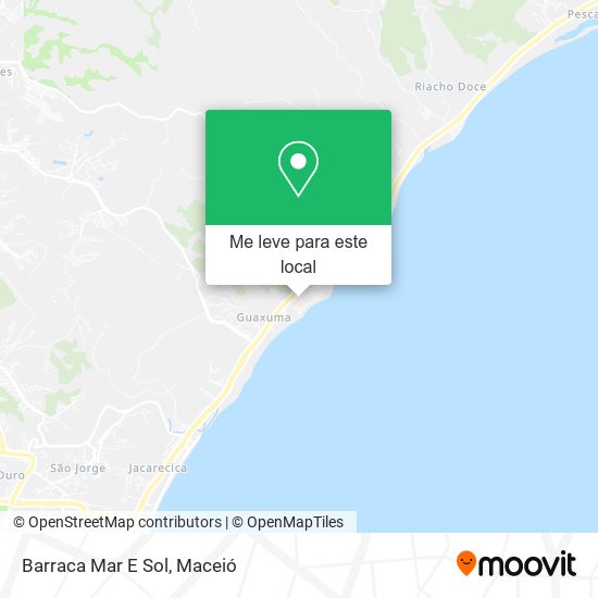 Barraca Mar E Sol mapa