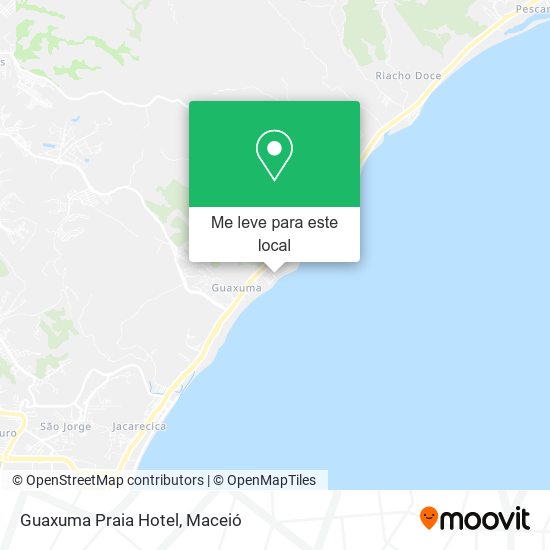 Guaxuma Praia Hotel mapa