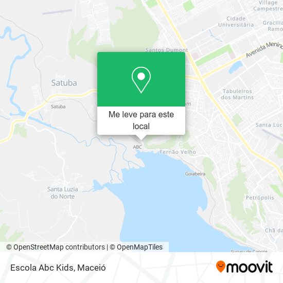 Escola Abc Kids mapa