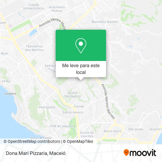 Dona Mari Pizzaria mapa
