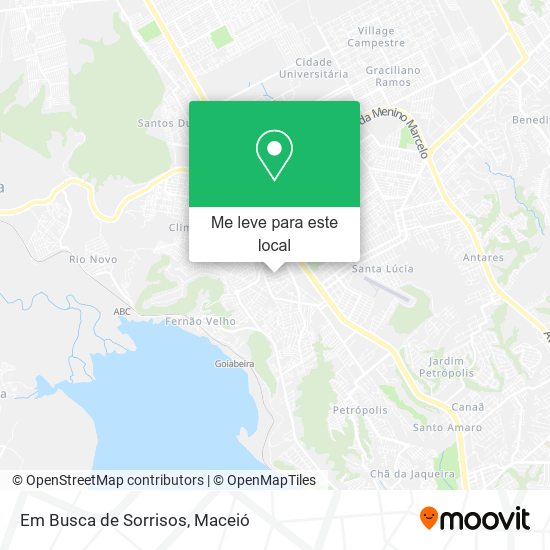 Em Busca de Sorrisos mapa