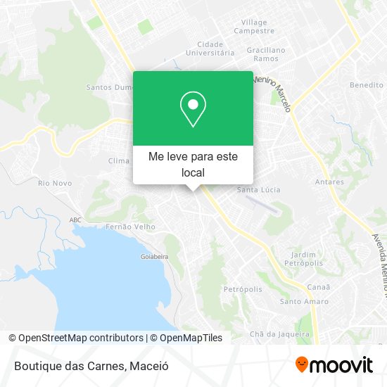 Boutique das Carnes mapa