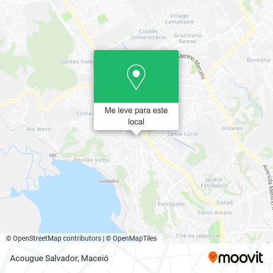 Acougue Salvador mapa