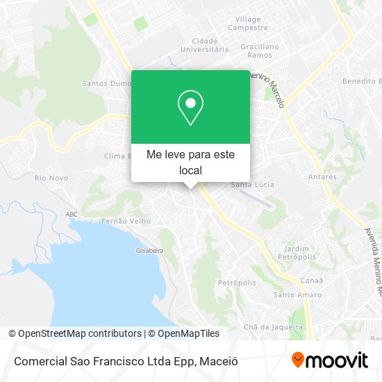 Comercial Sao Francisco Ltda Epp mapa