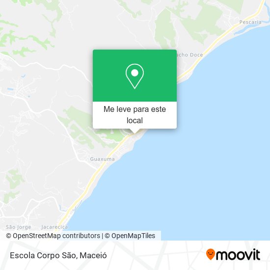 Escola Corpo São mapa