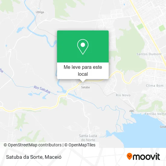 Satuba da Sorte mapa