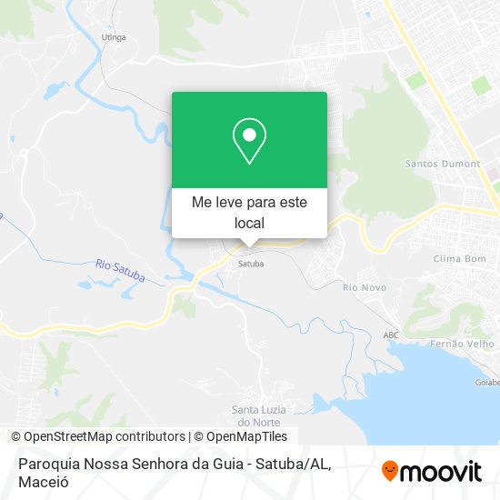 Paroquia Nossa Senhora da Guia - Satuba / AL mapa