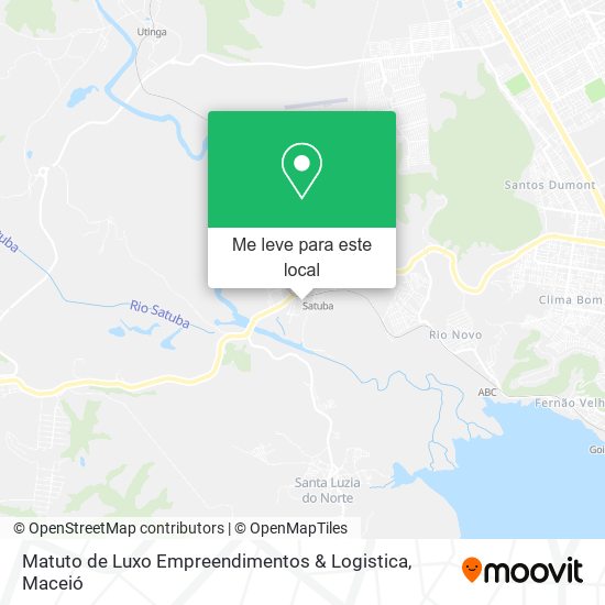 Matuto de Luxo Empreendimentos & Logistica mapa