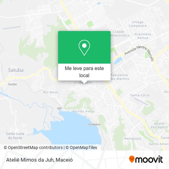 Ateliê Mimos da Juh mapa
