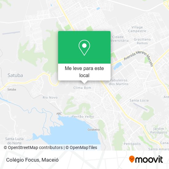 Colégio Focus mapa