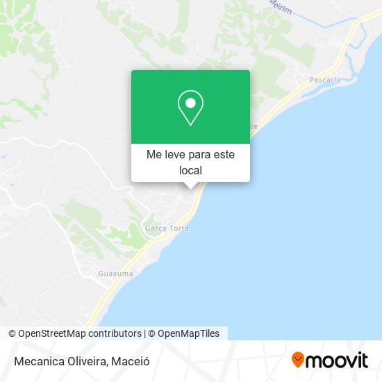 Mecanica Oliveira mapa