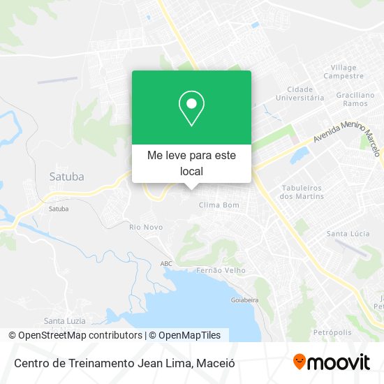 Centro de Treinamento Jean Lima mapa