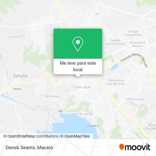 Densb Seams mapa
