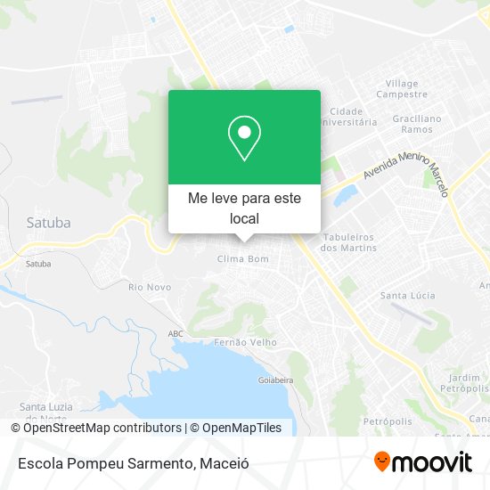 Escola Pompeu Sarmento mapa