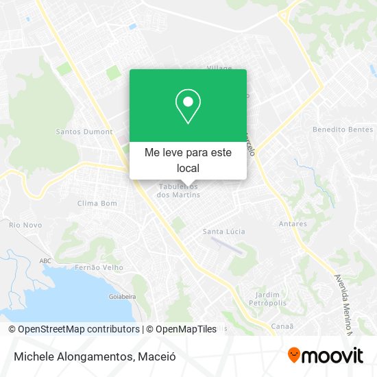 Michele Alongamentos mapa
