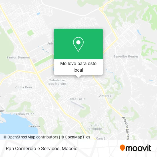Rpn Comercio e Servicos mapa