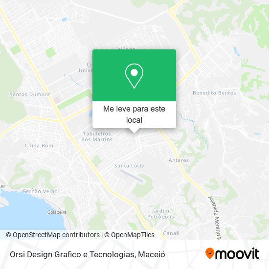 Orsi Design Grafico e Tecnologias mapa