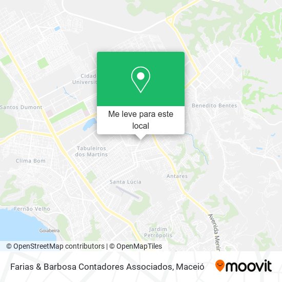 Farias & Barbosa Contadores Associados mapa
