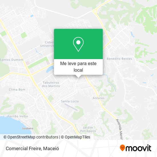 Comercial Freire mapa