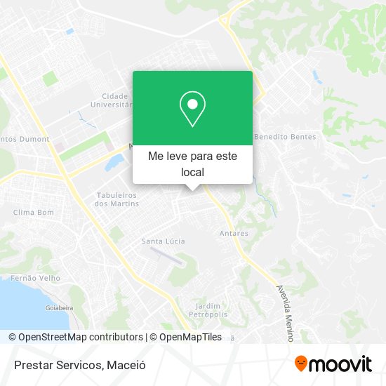 Prestar Servicos mapa