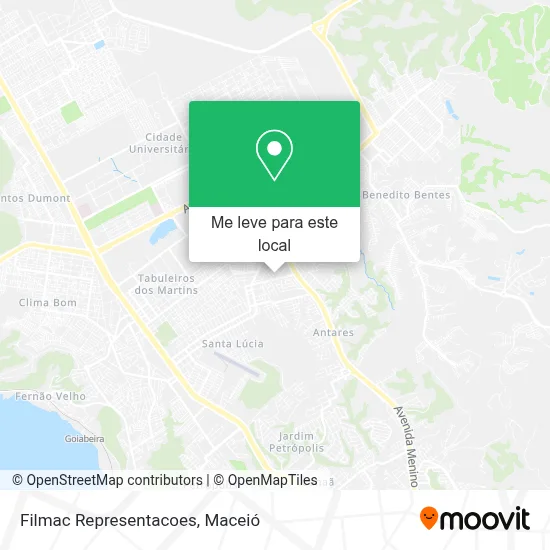 Filmac Representacoes mapa