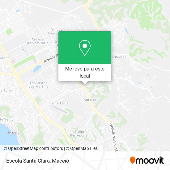 Escola Santa Clara mapa