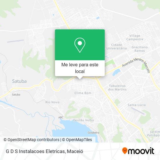 G D S Instalacoes Eletricas mapa