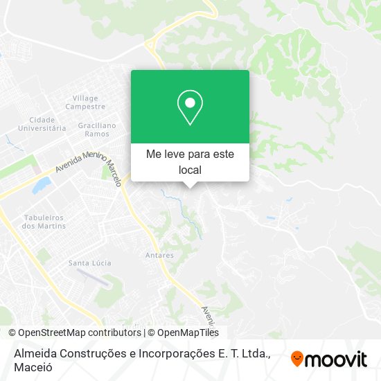 Almeida Construções e Incorporações E. T. Ltda. mapa