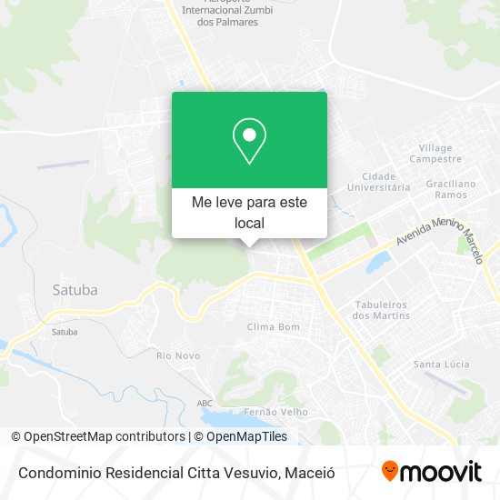 Condominio Residencial Citta Vesuvio mapa