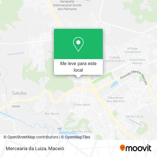 Mercearia da Luiza mapa