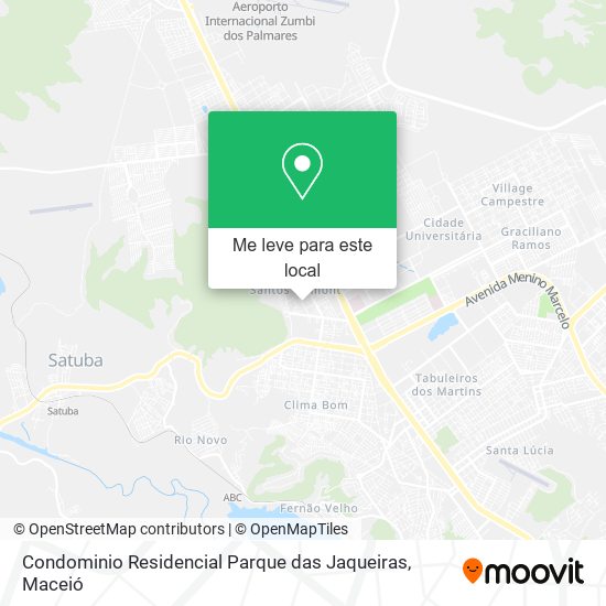 Condominio Residencial Parque das Jaqueiras mapa