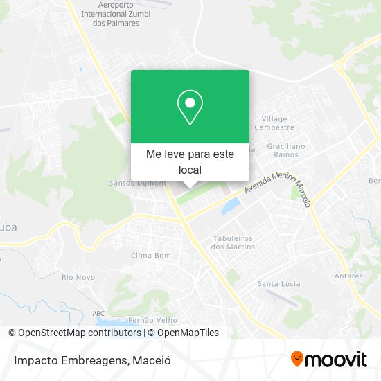 Impacto Embreagens mapa