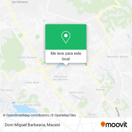 Dom Miguel Barbearia mapa