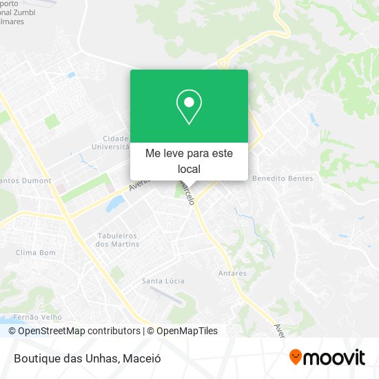 Boutique das Unhas mapa