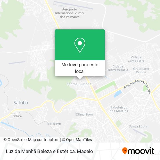 Luz da Manhã Beleza e Estética mapa