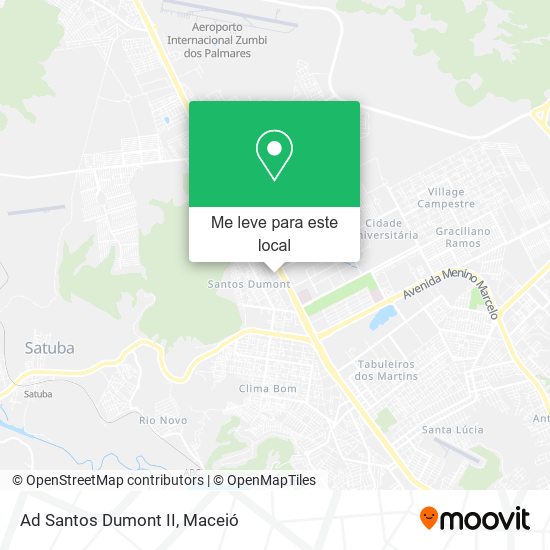 Ad Santos Dumont II mapa