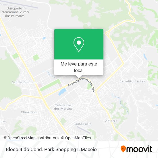 Bloco 4 do Cond. Park Shopping I mapa