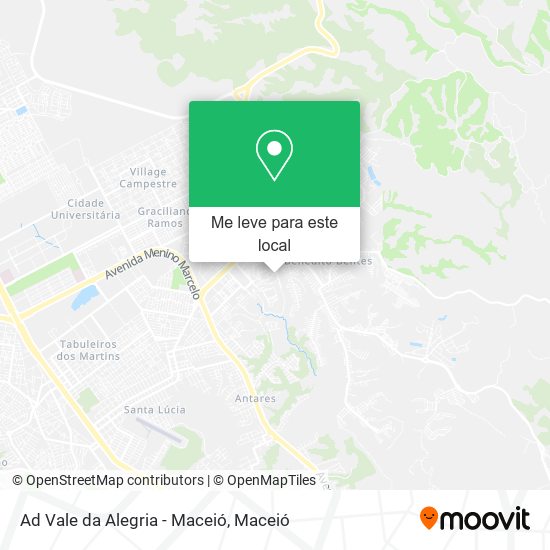 Ad Vale da Alegria - Maceió mapa