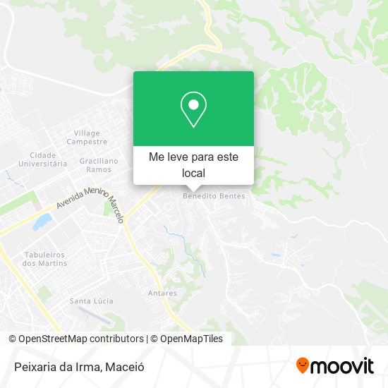 Peixaria da Irma mapa