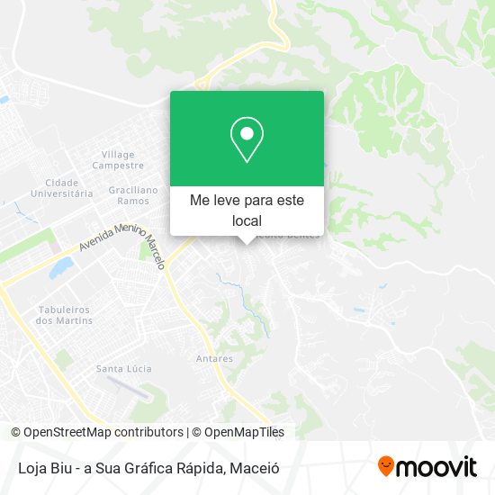 Loja Biu - a Sua Gráfica Rápida mapa