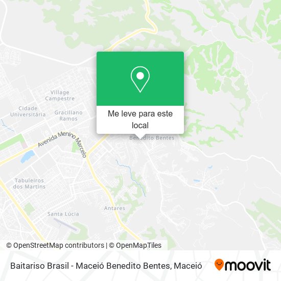 Baitariso Brasil - Maceió Benedito Bentes mapa