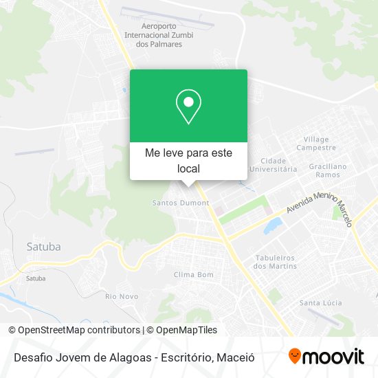 Desafio Jovem de Alagoas - Escritório mapa