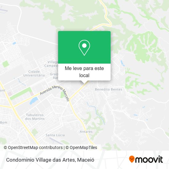 Condominio Village das Artes mapa
