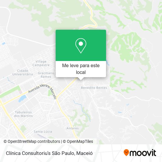 Clínica Consultoriu's São Paulo mapa