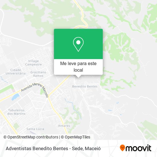 Adventistas Benedito Bentes - Sede mapa